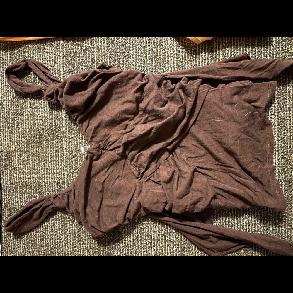 Brown tank top